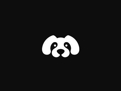 Puppy alex seciu animal logo branding dog logo logo design negative space negative space logo pet logo