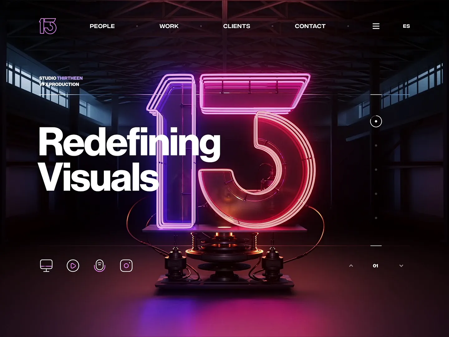 Innovative Studio Website Design: Redefining Visuals