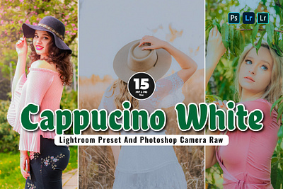 15 Cappucino White Lightroom Presets branding cappucino graphic design lightroom presets