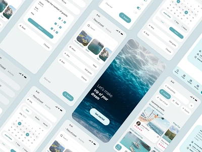 Yacht charter 3d animation app branding design figma graphic design icon illustration landing page logo typography u ui uiux ukraine user ux vector web