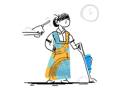 Maid Style Test design graphic design housekeeping icon illustration line logo maid maidservice minimal retro simple ui