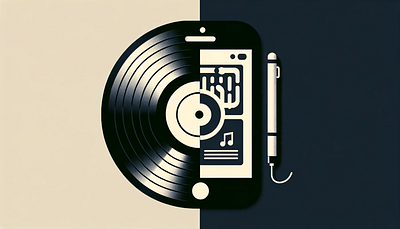 The Debate Over Physical vs Digital Media for Audiophiles audio bass hifi illustration music vinyl