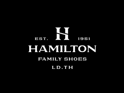 Hamilton Family Shoes adobe branding design graphic design illustration logo vintage