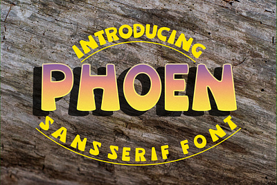 PHOEN Font fonts handwriting