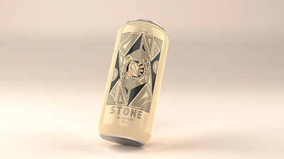STONE beer brand branding can design graphic design illustration logo logotype packaging typography vector