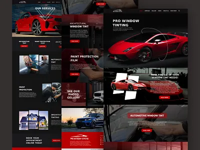 Car Tinting Multipage Page Website Design | UI/UX branding car car web car website cars figma graphic design modern ui ui design uiux user experience user interface ux ux design web design web graphics website website design