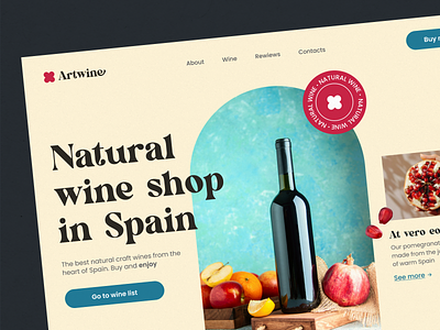 🍾 Online Shop for Winery Business | Hyperactive brand guidelines branding design design studio ecommerce edtech fintech hero section hyperactive interfaces online shop product design saas startup typography ui ux web design winery
