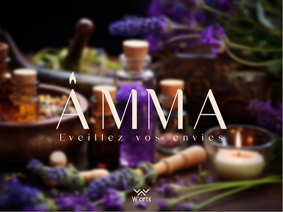 AMMA branding graphic design logo typography
