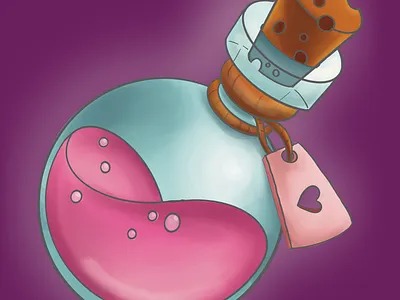 Potion art casual casual art digital art digital draw digital illustration illustration photoshop procreate procreate art
