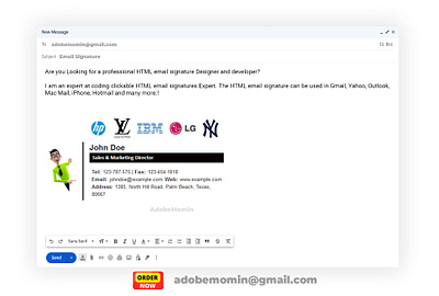 Professional email signature business email signature clickable signature email signature email signature gmail email signature html html email signature html signature iphone email signature signature at outlook