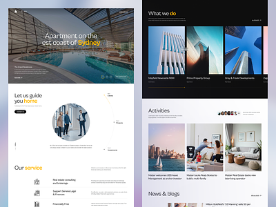 Concept UI Website _ Daily UI daily ui real estate ui uidesign webdesign website