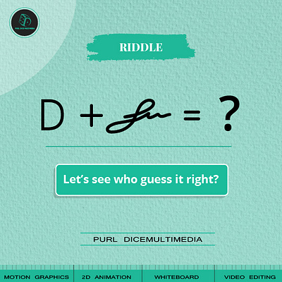 Riddle by purldicemultimedia an animated explainer video company advertising animationstudio animator artist branding creative design designer dribble graphic design illustration innovation marketing people portfolio puzzle shots studio vector visual