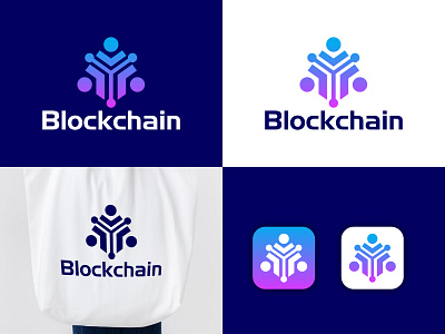 Blockchain Logo Design blockchain blockchain brand blockchain logo blockchain technology brand identity branding coin crypto currency crypto exchange cryptocurrency cryptocurrency coin futuristic graphic design hexachain logo logo design modern logo tech logo design technology