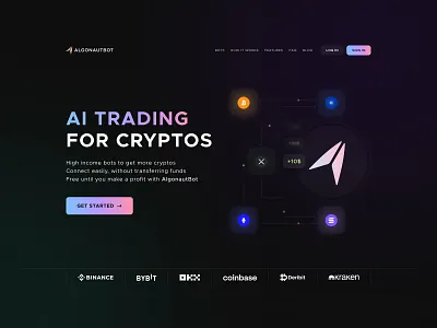 AI trading For Cryptos homepage crypto fintech