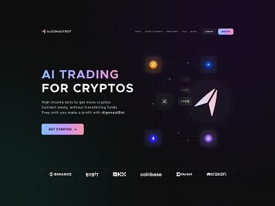 AI trading For Cryptos homepage crypto fintech