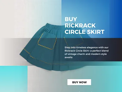 Buy Rickrack Circle Skirt - Tinyapple