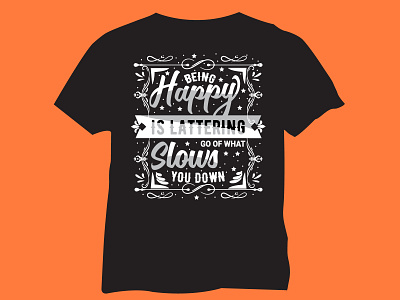 Typography T-shirt Design positive