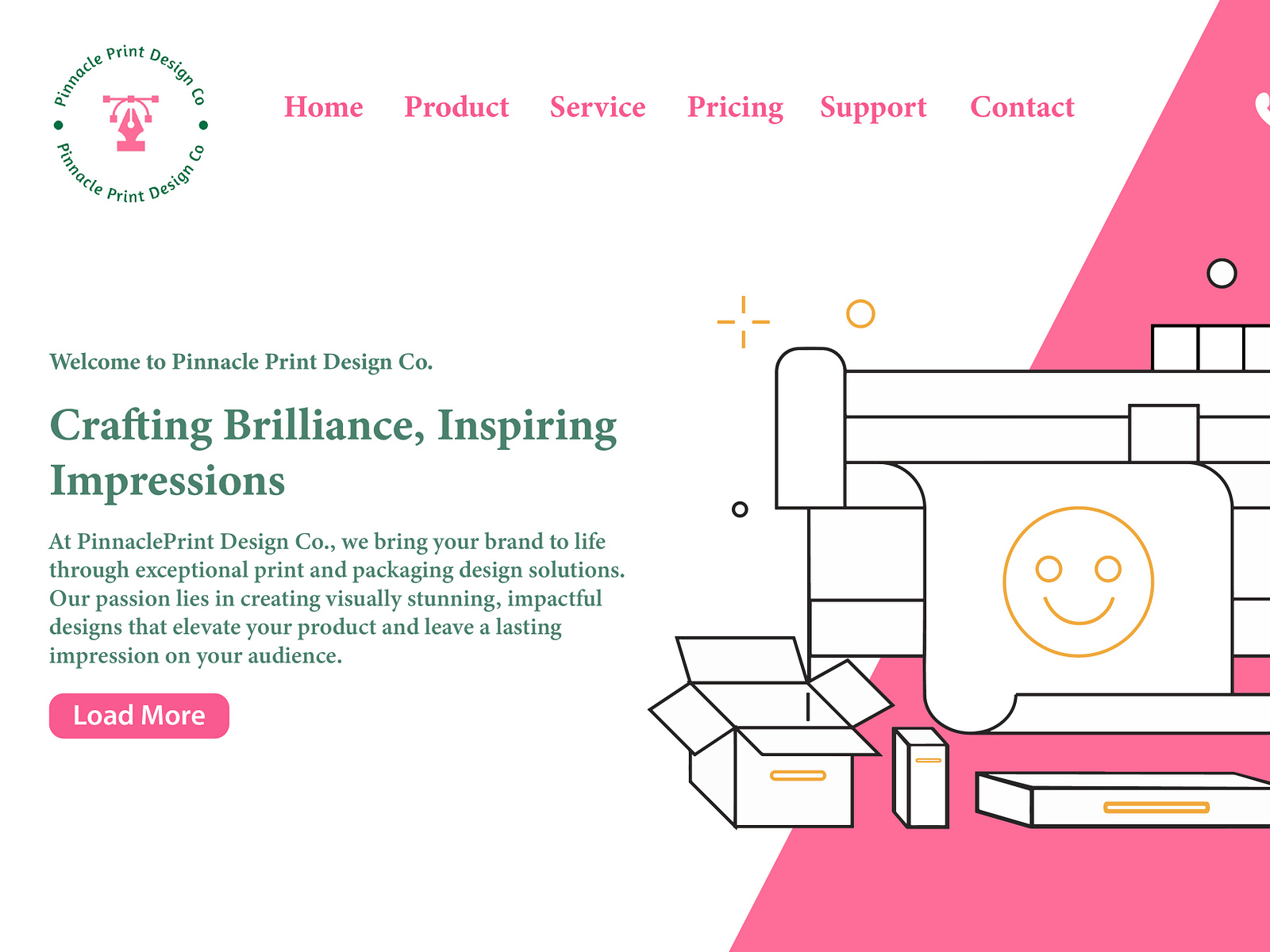 Welcome Page - Website Template by JA2 Design on Dribbble