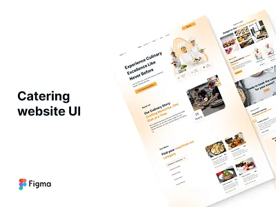 Catering Services Website UI branding catering catering services catering services web ui catering services website ui catering web ui catering website design figma food ui restaurant ui ui ui design uiux web website