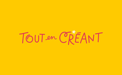 Tout en Créant - Branding brand brand design brand pack branding colorful custom typography fun graphic design icons joyful logo logotype