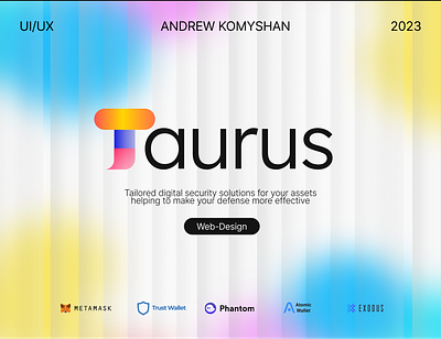 Taurus | Defense Protocol | Web Design crypto design figma site ui uiux ux web design website