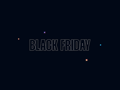 Black Friday - Discount Reveal - Animated Ad ad animation black friday clean design discount flat graphic design illustration minimal motion motion graphics promotion sale shiny space stars svg svgator ufo