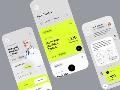 ZocDoc - eHealth PMR Healthcare Solutions app b2b chat claim crm design ehealth health healthcare ios management medical medtech mobile pmr product design saas software ui ux