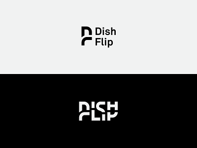 Dish Flip branding df dishes dishwasher flip geometric icon logo minimal monogram simple symbol wordmark