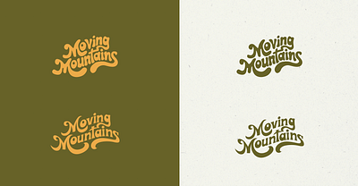 Some Logo Explorations For Moving Mountains Meg brand identity branding logo design merch design outdoor outdoor branding