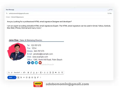 Clickable Email Signature clickable html email signature clickable signature clickable email signature email marketing email signature email signature html html email signature html signature outlook signature
