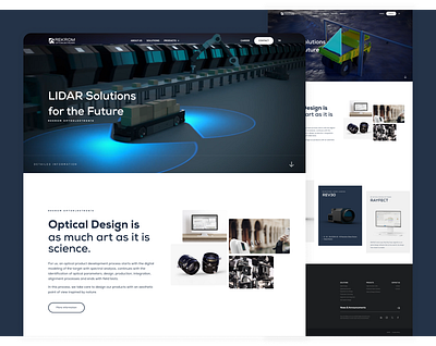 Rekrom | Website Design 3d electronics optics ui web web site