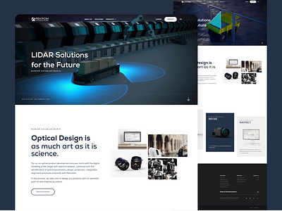Rekrom | Website Design 3d electronics optics ui web web site