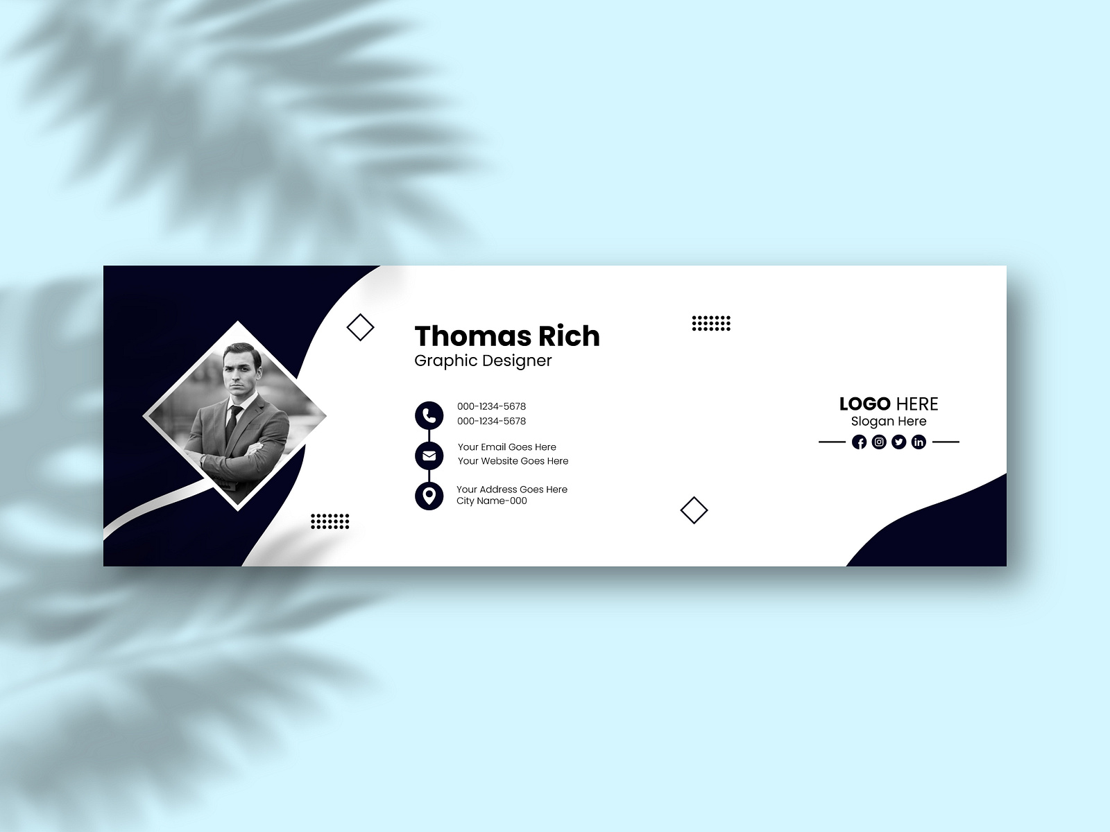 Minimalistic premium email signature design by Abu Bokor Siddiq on Dribbble