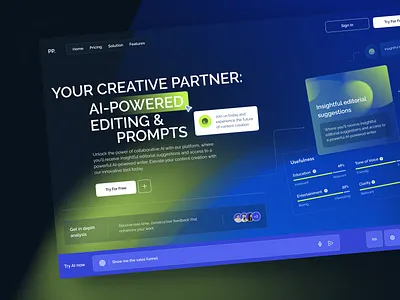 CreatiAI Hub - AI UX-UI design ai ai design ai product arounda artificial intelligence design platform product design ui ui design uiux user interface user interface design ux ux design web app web app design web application web platform