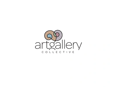 Art Gallery Collective abstract art gallery logo