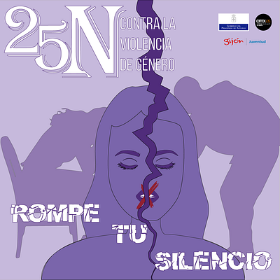 Diseño Concurso CMX 25N (2023) 25n design diseño diseño grafico facebook graphic design illustration illustrator instagram twitter violencia de género
