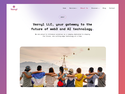 About Us about us design desktop landing page ui
