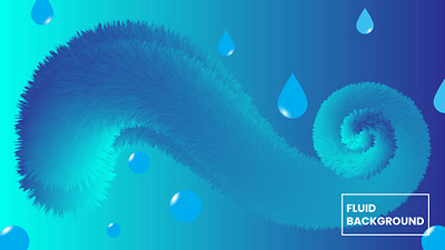 3D Abstracted feathered fluid background design 3d abstract adobe illustrator banner blue branding business clean creative design feathered fluid graphic graphic design illustration logo modern premium water drop web