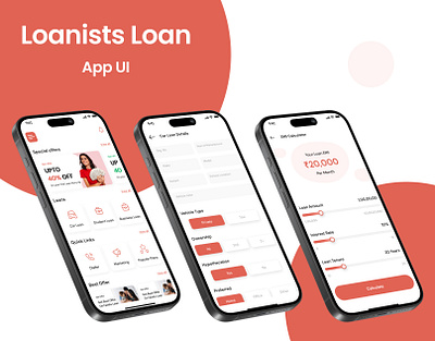 Loanists App app appdesign application appui appux design designui loanapp loanui loanux mobile app ux