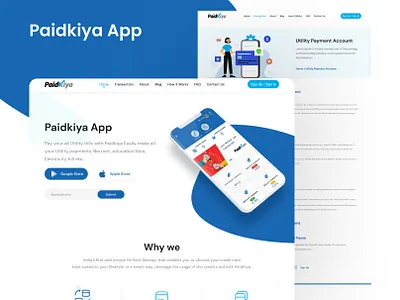 Paidkiya Web design application branding design graphic design illustration mobile app web webdesign website webui