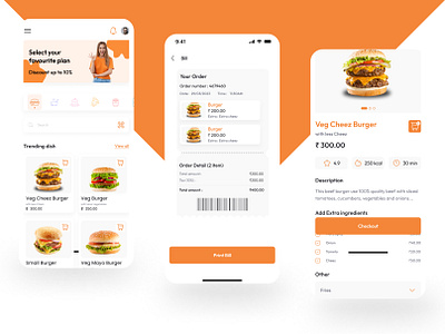 POS System App application appui appux design landing page mobile app ui uiux ux