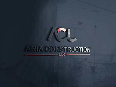 Aria Construction LLC branding business logo company logo design graphic design logo minimalist logo modern logo real estate logo