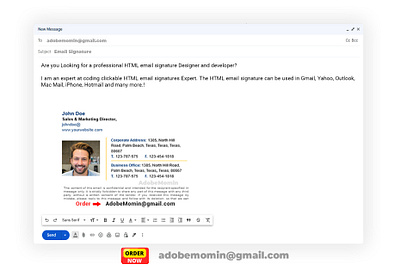 Professional HTML email signature clickable html email signature clickable signature design email signature email signature html html email signature html signature outlook signature