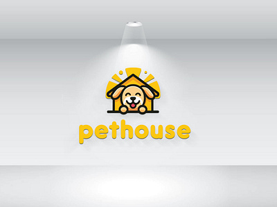 Pet House Logo adorablepoochdesign cutestcaninecreation dog design dog house logo doggydesign house logo logo logo design for dog logo for dog logodesign logopuppylove logotailsensation pawsomelogo pet house logo pet logo design pethouselogo tailwaggingart