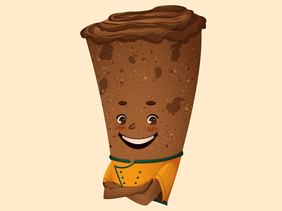 Mr. Сrêpe. Character design branding breakfast character design foodillustration graphic design illustration illustrator packaging pancake vector