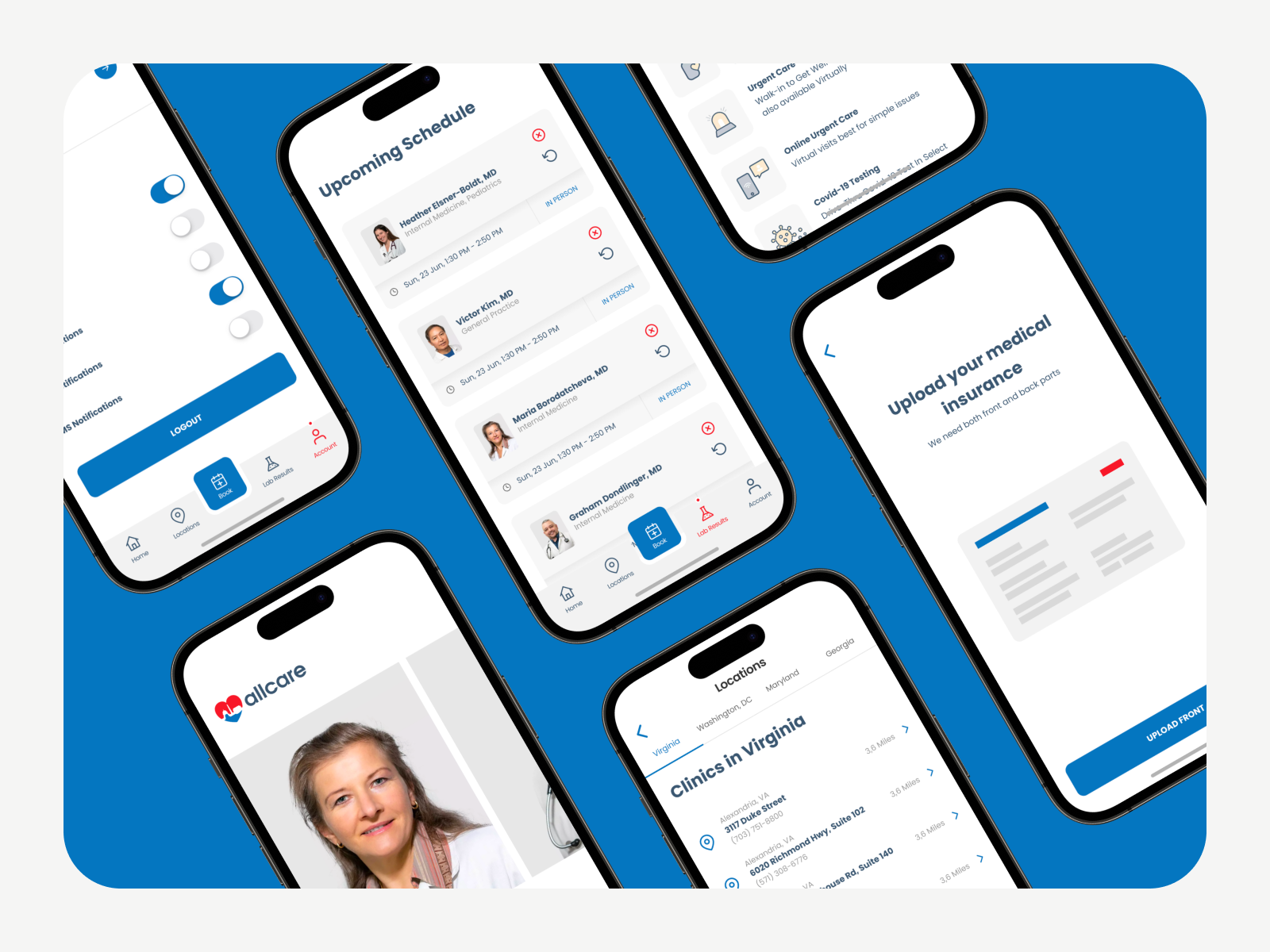 AllCare Medical App, Some Designs by Vladimir on Dribbble