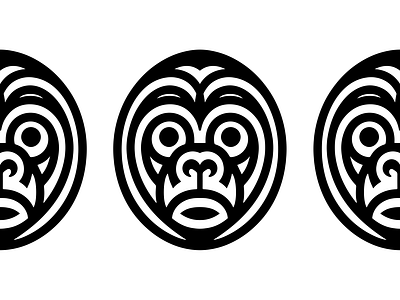 GORILLA banana bonobo branding design gorilla gorille graphic design icon identity illustration jungle logo marks monkey singe symbol ui