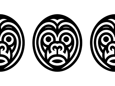 GORILLA banana bonobo branding design gorilla gorille graphic design icon identity illustration jungle logo marks monkey singe symbol ui