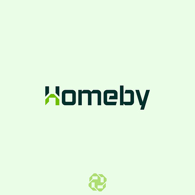 Homeby branding agency colordesk creative logo logod design modern logo
