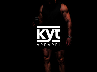KYT abstract logo apparel athlete branding clean wordmark design fashion icon lettermark logo minimal minimalist logo modern logo